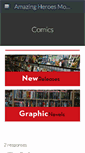 Mobile Screenshot of amazingheroes.com